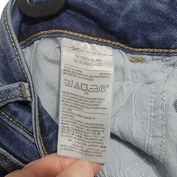 Old Navy Rockstar Midrise Skinny Jeans Plus Size 18R - Picture 4 of 9